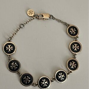 Tory Burch Bracelet Black & Gold